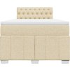 Box spring postel s matrací 120x190 cm textil [3287018] (Barva Taupe)