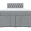 Box spring postel s matrací 120x190 cm textil [3287018] (Barva Taupe)