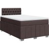 Box spring postel s matrací 120x190 cm textil [3287018] (Barva Taupe)