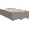 Box spring postel s matrací 120x190 cm textil [3287018] (Barva Taupe)