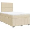 Box spring postel s matrací 120x190 cm textil [3291604] (Barva Taupe)