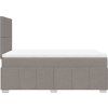 Box spring postel s matrací 120x190 cm textil [3291604] (Barva Taupe)