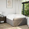 Box spring postel s matrací 120x190 cm textil [3285461] (Barva Krémová)