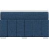 Box spring postel s matrací 120x190 cm textil [3285461] (Barva Krémová)