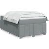 Box spring postel s matrací 120x190 cm textil [3285461] (Barva Krémová)