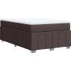 Box spring postel s matrací 120x190 cm textil [3285461] (Barva Krémová)