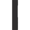 Úzká úložná 80x42,5x225 cm kompozitní dřevo [3281344] (Barva Černá)