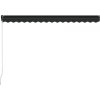 Ručně zatahovací markýza 450 x 300 cm [3051240] (Barva Antracitová)