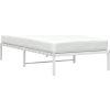 Kovový rám postele 100 x 190 cm [373667] (Barva Bílá)