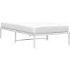 Kovový rám postele 100 x 190 cm [373667] (Barva Bílá)