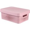 Box Curver Infinity Dots 11L s víkem růžový [610916]