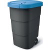 Popelnice Prosperplast Wheeler 110 l antracit s modrým víkem [611191]