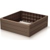Vyvýšený záhon Prosperplast BASE WOODY hnědý 75,6 cm  [611303]