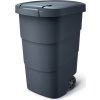 Popelnice Prosperplast Wheeler 95 l antracit, černé víko [611436]