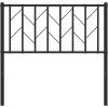 Kovové náhradní čelo postele 90 cm [374514] (Barva Bílá)