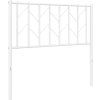 Kovové náhradní čelo postele 90 cm [374514] (Barva Bílá)