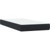 Box spring postel s matrací 180x220 cm samet [3316463] (Barva Černá)