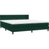 Box spring postel s matrací 180x220 cm samet [3316077] (Barva Světle šedá)