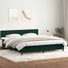 Box spring postel s matrací 180x220 cm samet [3316077] (Barva Světle šedá)