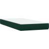 Box spring postel s matrací 180x220 cm samet [3316077] (Barva Světle šedá)
