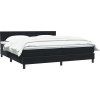Box spring postel s matrací 180x220 cm samet [3316077] (Barva Světle šedá)