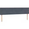 Box spring postel s matrací 180x220 cm samet [3316077] (Barva Světle šedá)