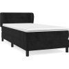 Box spring postel s matrací 90x190 cm samet [3127528] (Barva Růžová)