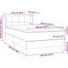Box spring postel s matrací 100x200 cm samet [3127479] (Barva Tmavě moddrá)