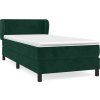 Box spring postel s matrací 100x200 cm samet [3127540] (Barva Růžová)