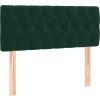 Box spring postel s matrací 90x190 cm samet [3127644] (Barva Tmavě šedá)
