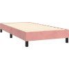 Box spring postel s matrací 90x190 cm samet [3127703] (Barva Světle šedá)