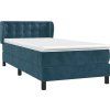 Box spring postel s matrací 90x190 cm samet [3127703] (Barva Světle šedá)