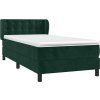 Box spring postel s matrací 90x190 cm samet [3127703] (Barva Světle šedá)