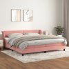 Box spring postel s matrací 200x200 cm samet [3127451] (Barva Světle šedá)