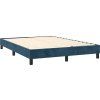 Box spring postel s matrací 140x190 cm samet [3127430] (Barva Tmavě zelená)