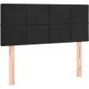 Box spring postel s matrací 90x200 cm samet [3127472] (Barva Tmavě zelená)