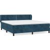 Box spring postel s matrací 160x200 cm samet [3127439] (Barva Světle šedá)