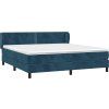 Box spring postel s matrací 160x200 cm samet [3127439] (Barva Světle šedá)