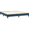 Box spring postel s matrací 160x200 cm samet [3127439] (Barva Světle šedá)