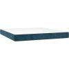 Box spring postel s matrací 160x200 cm samet [3127439] (Barva Světle šedá)