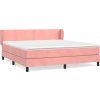 Box spring postel s matrací 160x200 cm samet [3127439] (Barva Světle šedá)