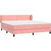 Box spring postel s matrací 160x200 cm samet [3127439] (Barva Světle šedá)