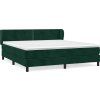 Box spring postel s matrací 160x200 cm samet [3127439] (Barva Světle šedá)