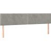 Box spring postel s matrací 160x200 cm samet [3127439] (Barva Světle šedá)