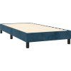 Box spring postel s matrací 80 x 200 cm samet [3127637] (Barva Světle šedá)