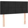 Box spring postel s matrací 90x190 cm samet [3127466] (Barva Tmavě zelená)