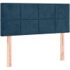 Box spring postel s matrací 90x190 cm samet [3127466] (Barva Tmavě zelená)