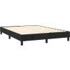 Box spring postel s matrací 140x200 cm samet [3127435] (Barva Černá)
