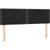 Box spring postel s matrací 140x200 cm samet [3127435] (Barva Černá)