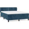 Box spring postel s matrací 140x200 cm samet [3127435] (Barva Černá)